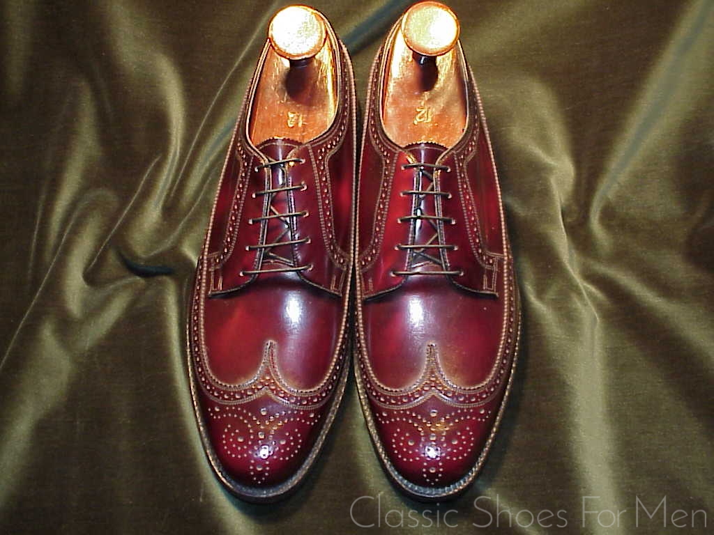 *NEW - THE FLORSHEIM SHOE, Full Brogue Derby, Circa 1970: US 11D (44.5D) - Image 2