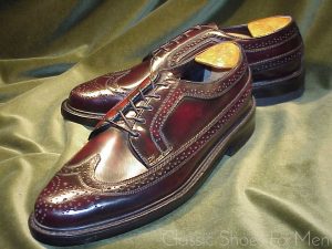 ***Like new- Vintage "Antiqued" THOM McAN Full Brogue Budapester, Circa 1980: US 11D (44.5D)