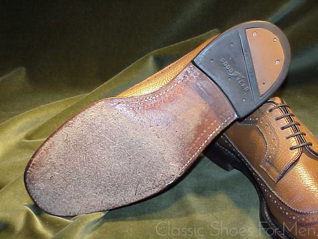 *Fine Bespoke LEE KEE Full Brogue Derby (Budapester)"Golden Harvest", Circa 1990: 44D (US 10.5D) - Image 10
