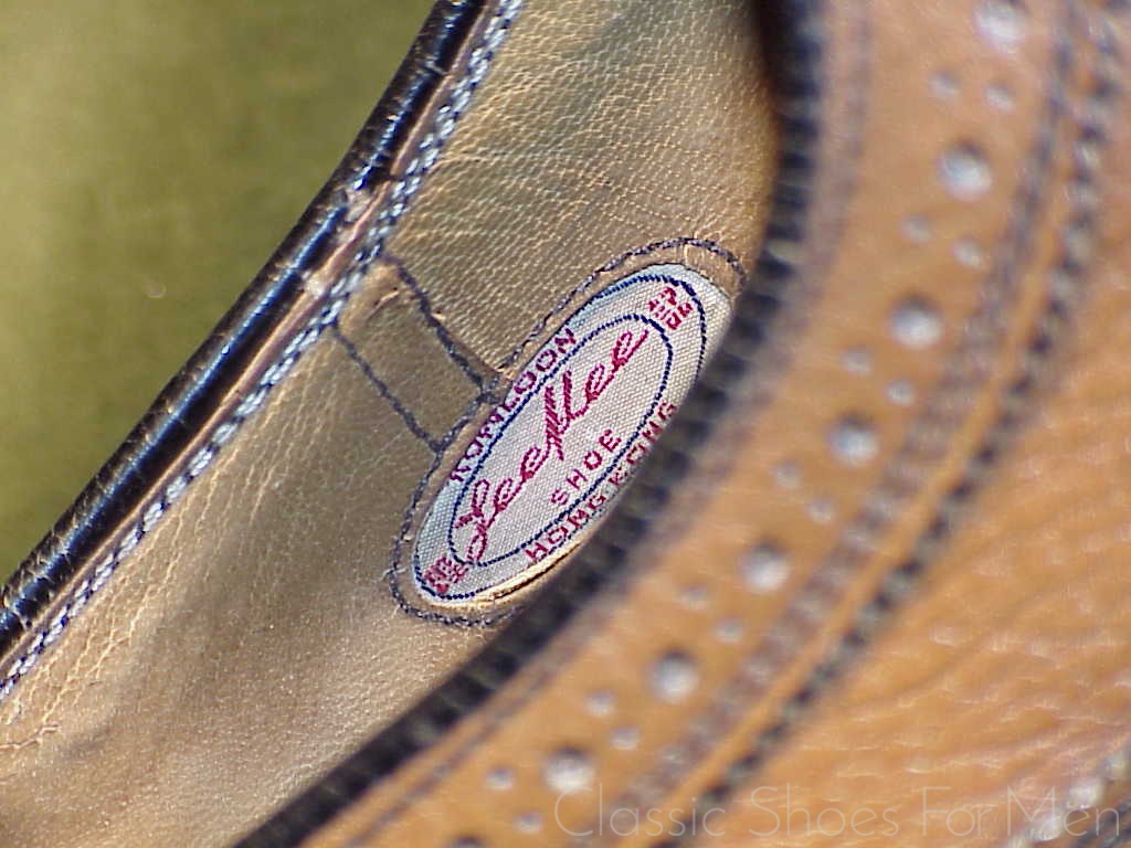 *Fine Bespoke LEE KEE Full Brogue Derby (Budapester)"Golden Harvest", Circa 1990: 44D (US 10.5D) - Image 8