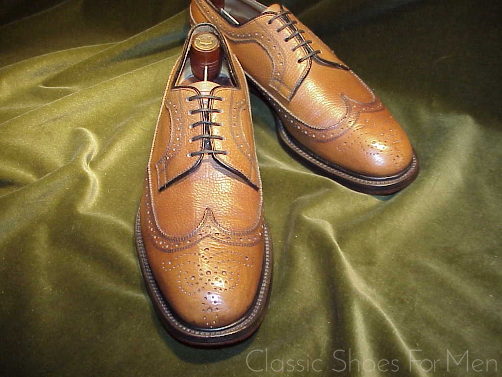 *Fine Bespoke LEE KEE Full Brogue Derby (Budapester)"Golden Harvest", Circa 1990: 44D (US 10.5D) - Image 4