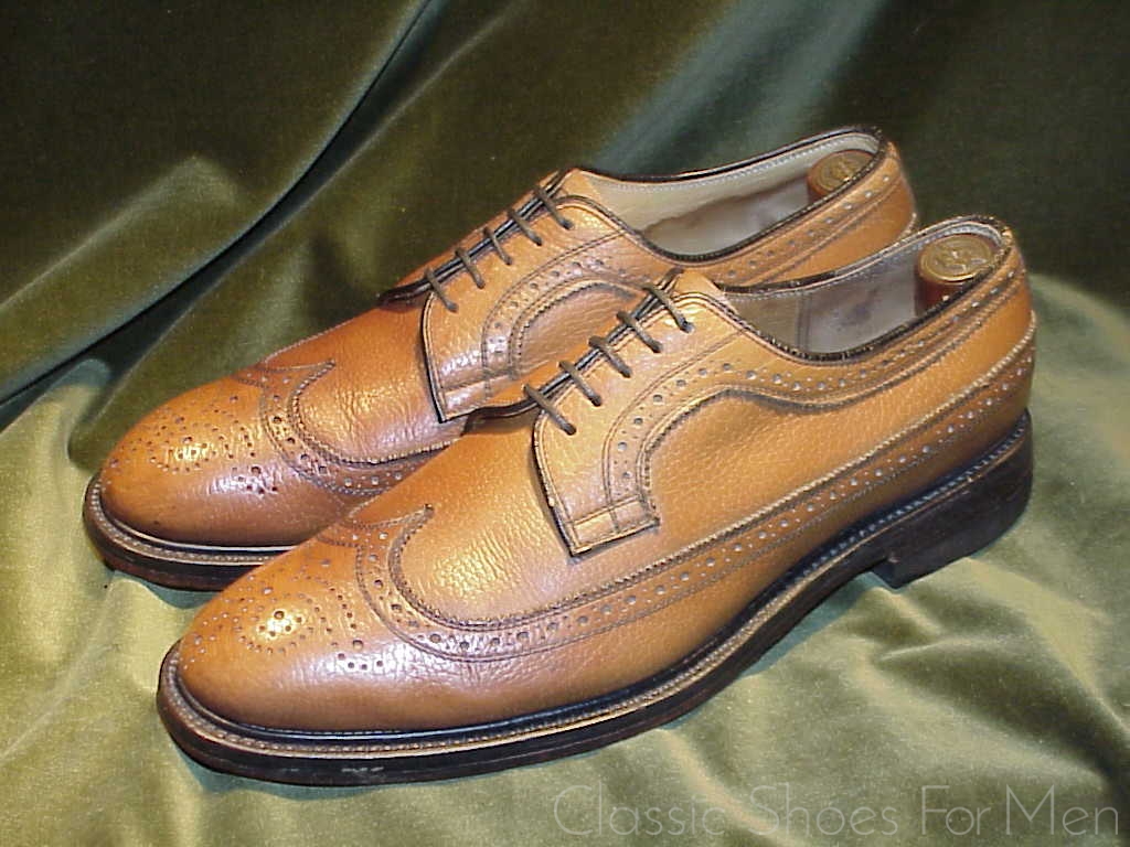*Fine Bespoke LEE KEE Full Brogue Derby (Budapester)"Golden Harvest", Circa 1990: 44D (US 10.5D) - Image 14