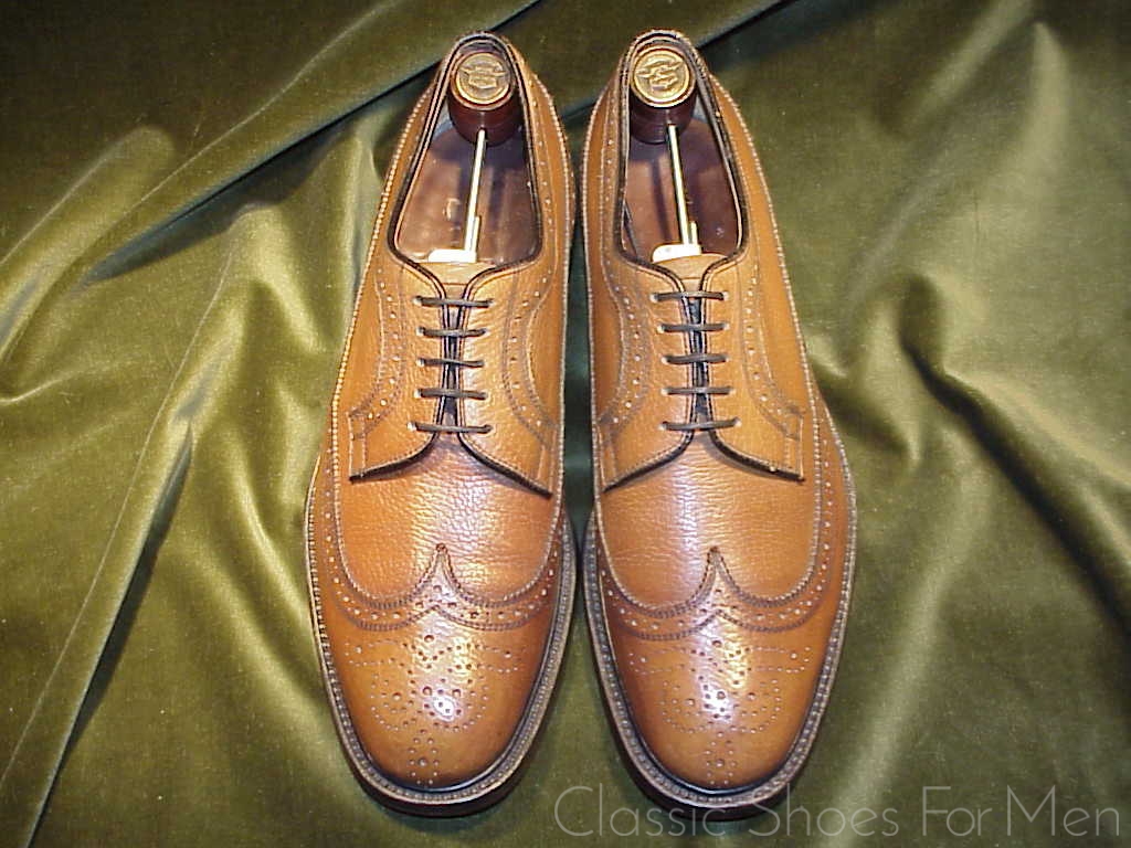*Fine Bespoke LEE KEE Full Brogue Derby (Budapester)"Golden Harvest", Circa 1990: 44D (US 10.5D) - Image 2