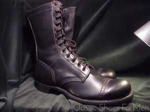 *NEW - Vintage CORCORAN, U.S.A., 12-Eyelet, Commando Sole, Jump/Field (Navvy) Boot: US 12D (46D)