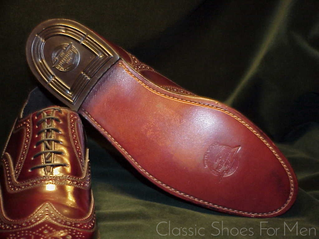 *NEW - THE FLORSHEIM SHOE Full Brogue Oxford, Circa 1980: 42 Narrow (US 9 Narrow) - Image 12