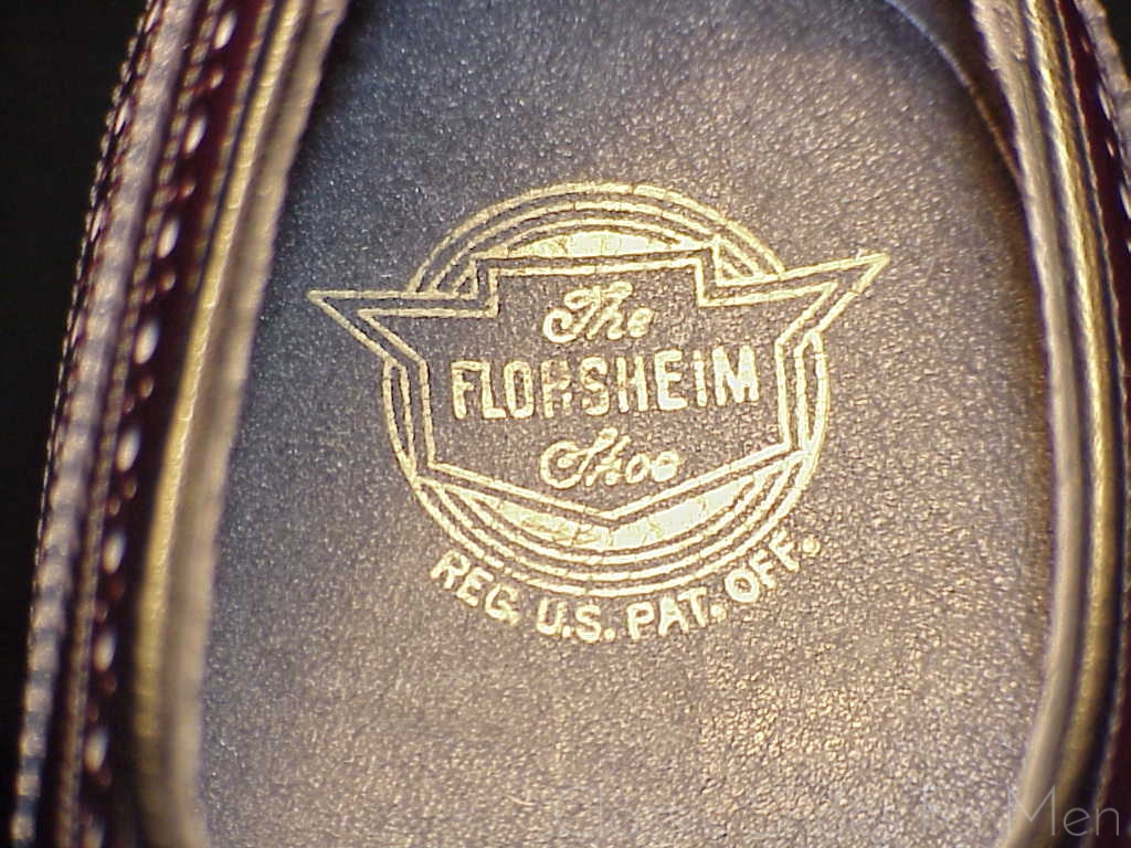 *NEW - THE FLORSHEIM SHOE Full Brogue Oxford, Circa 1980: 42 Narrow (US 9 Narrow) - Image 11