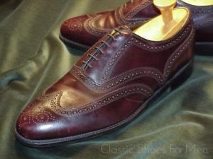 *THE FLORSHEIM SHOE, Full Brogue Oxford, Circa 1985: US 12-12.5 WIDE (46-46,5 WIDE)