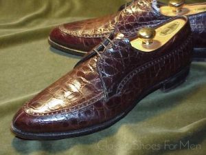 *Very Fine - FLORSHEIM IMPERIAL ALLIGATOR Norweger: US 10.5-11 Narrow (44-44.5 Narrow)