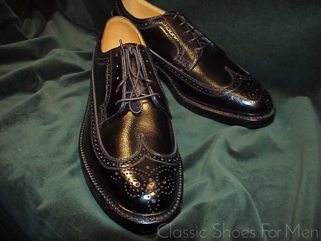 *NEW - FLORSHEIM IMPERIAL Full Brogue Derby Budapester, Circa 1980: 45C (US 11.5C) - Image 4