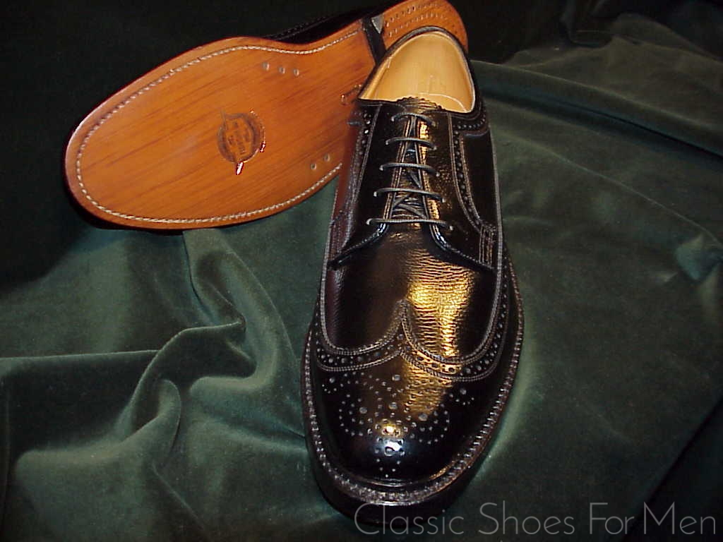 *NEW - FLORSHEIM IMPERIAL Full Brogue Derby Budapester, Circa 1980: 45C (US 11.5C) - Image 6