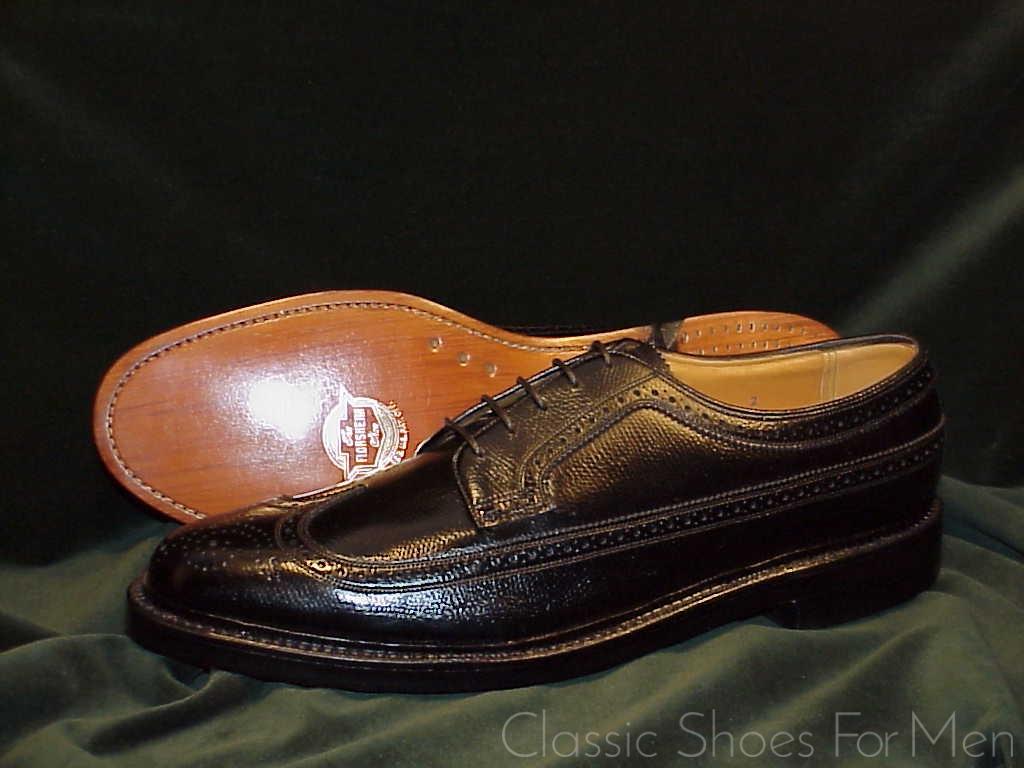 *NEW - FLORSHEIM IMPERIAL Full Brogue Derby Budapester, Circa 1980: 45C (US 11.5C) - Image 9
