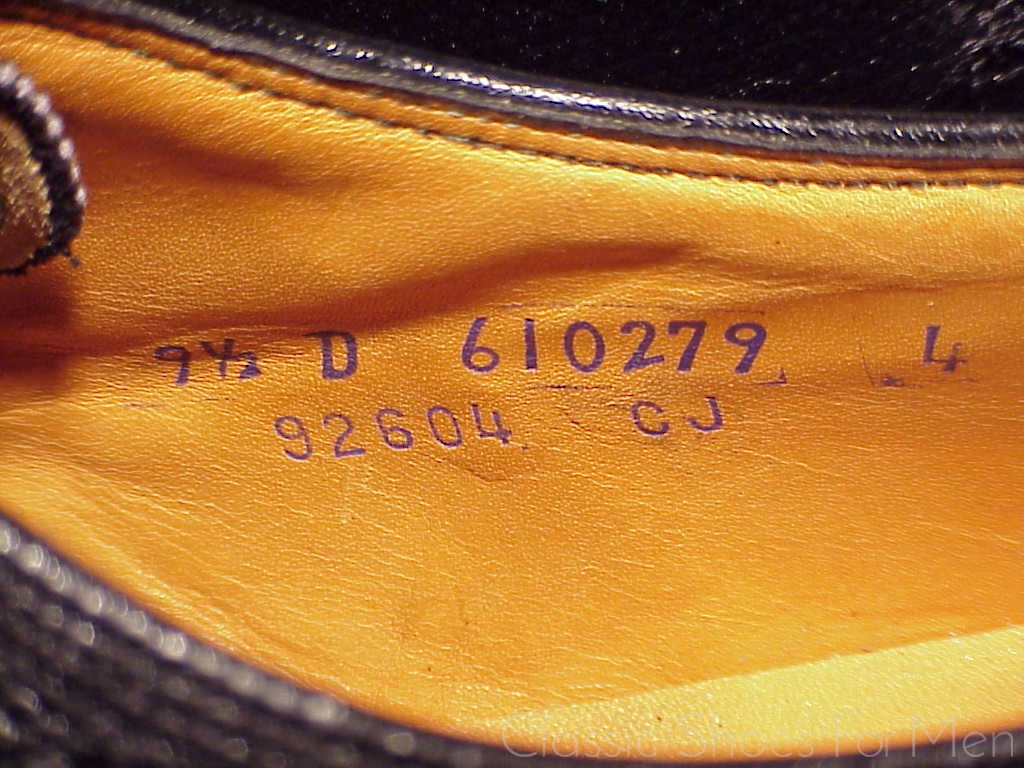 NEW - Florsheim Imperial Full Brogue Derby Budapester, Circa 1985: 42.5D - Image 12