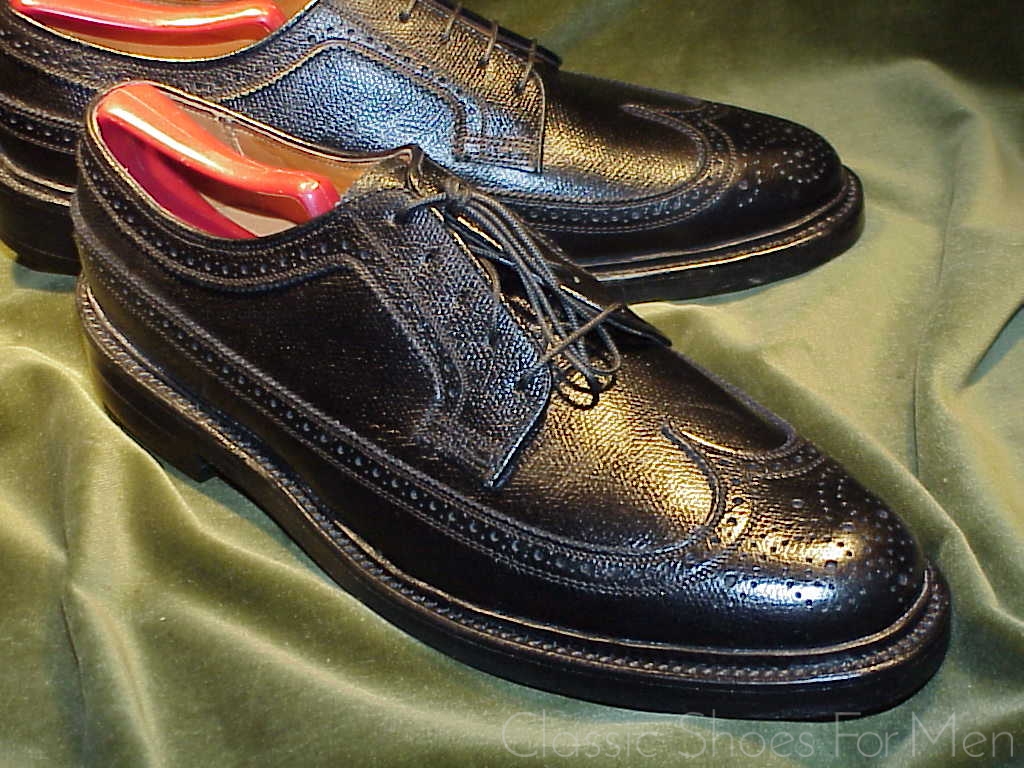 NEW - Florsheim Imperial Full Brogue Derby Budapester, Circa 1985: 42.5D - Image 3