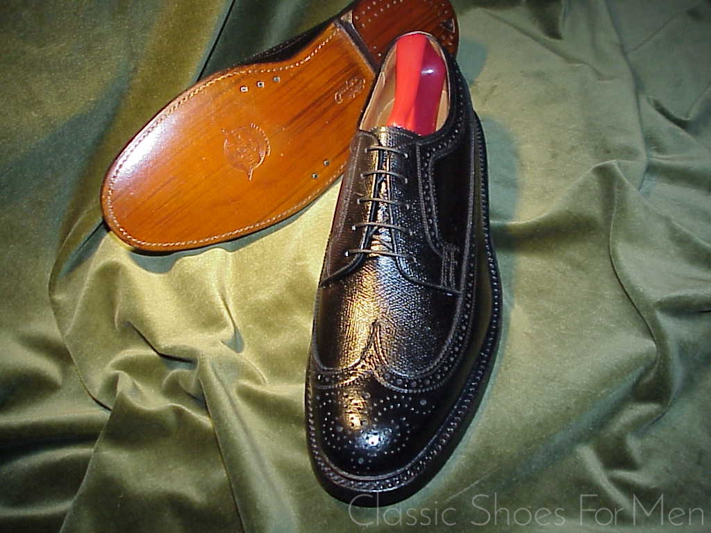 NEW - Florsheim Imperial Full Brogue Derby Budapester, Circa 1985: 42.5D - Image 6