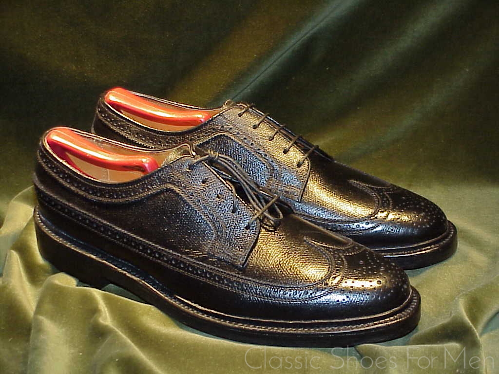 NEW - Florsheim Imperial Full Brogue Derby Budapester, Circa 1985: 42.5D - Image 7
