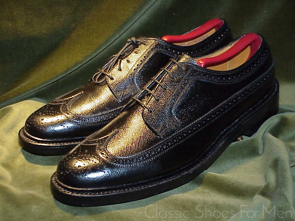 NEW - Florsheim Imperial Full Brogue Derby Budapester, Circa 1985: 42.5D - Image 9