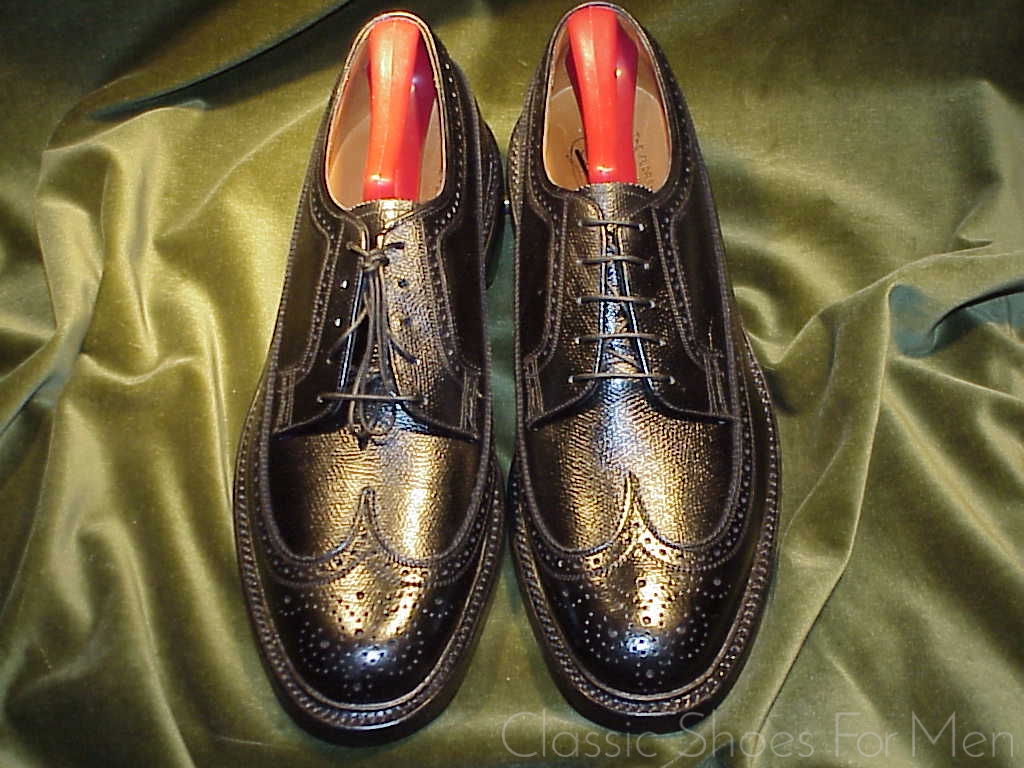NEW - Florsheim Imperial Full Brogue Derby Budapester, Circa 1985: 42.5D - Image 2