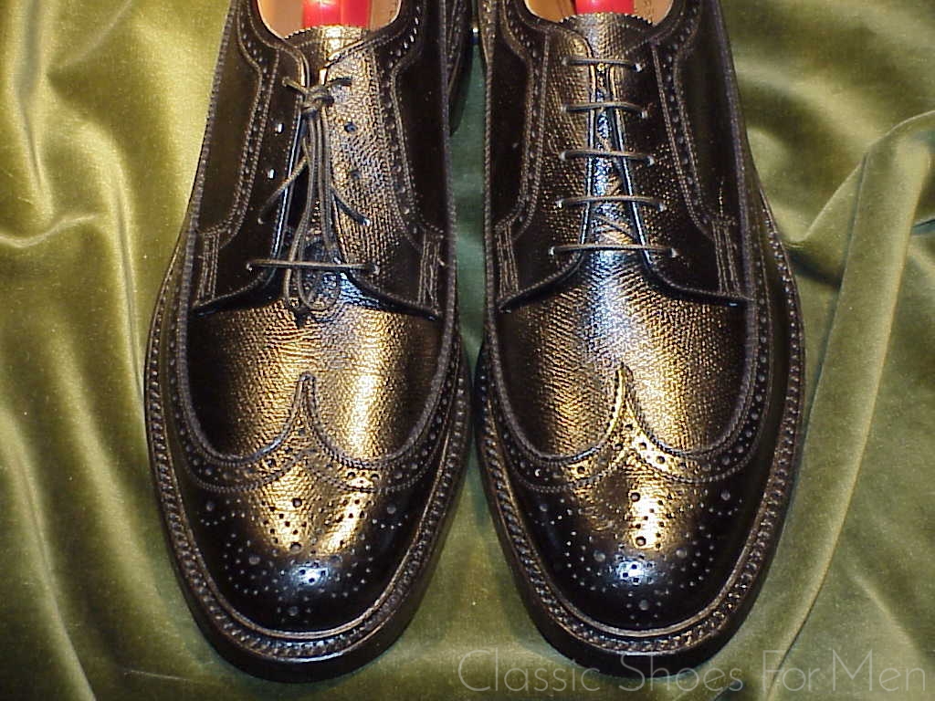 NEW - Florsheim Imperial Full Brogue Derby Budapester, Circa 1985: 42.5D - Image 5