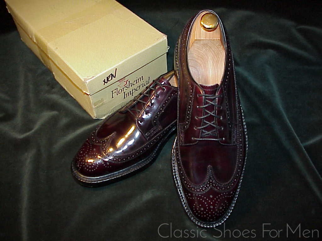 *NEW Florsheim Imperial Full Brogue Budapester; 41-41,5WIDE. - Image 8