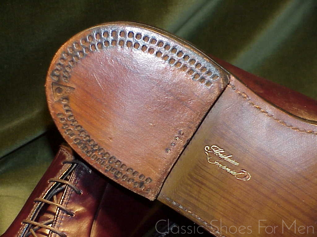 *NEW - Vintage - FLORSHEIM IMPERIAL Shell Cordovan Plain Front Derby, Cir. 1980:47D - Image 12