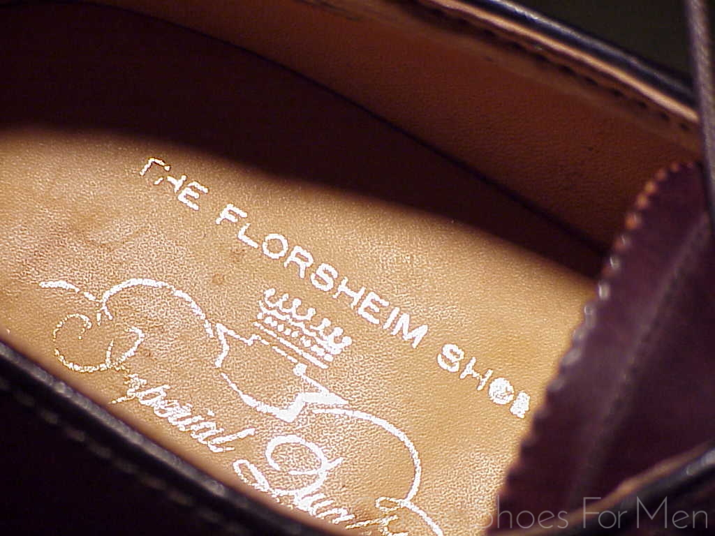 *NEW - Vintage - FLORSHEIM IMPERIAL Shell Cordovan Plain Front Derby, Cir. 1980:47D - Image 13