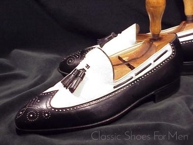*Near new - Vintage FLORSHEIM IMPERIAL Spectator Tassel Loafer: US 8.5D (41.5D)
