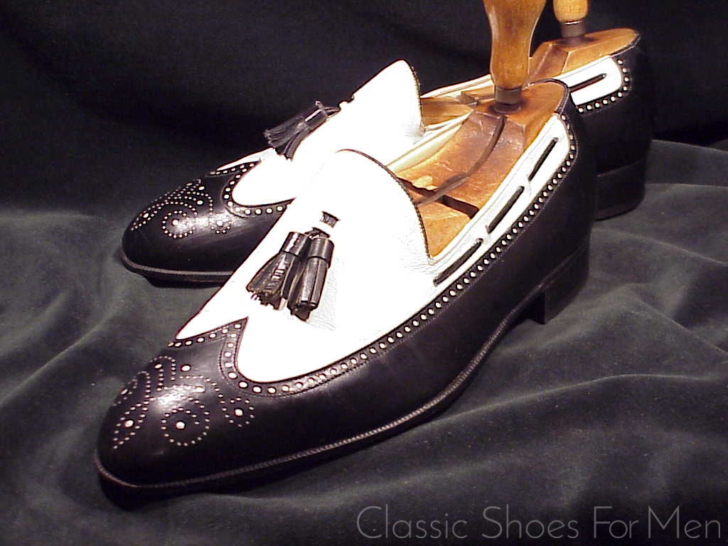 *Near new - Vintage FLORSHEIM IMPERIAL Spectator Tassel Loafer: US 8.5D (41.5D) - Image 8