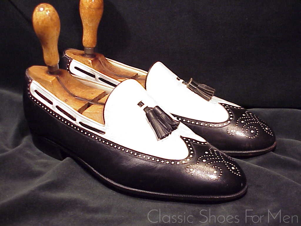 *Near new - Vintage FLORSHEIM IMPERIAL Spectator Tassel Loafer: US 8.5D (41.5D) - Image 7