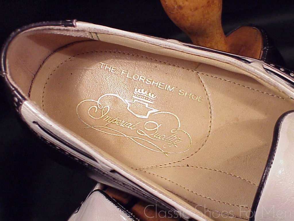 *Near new - Vintage FLORSHEIM IMPERIAL Spectator Tassel Loafer: US 8.5D (41.5D) - Image 5