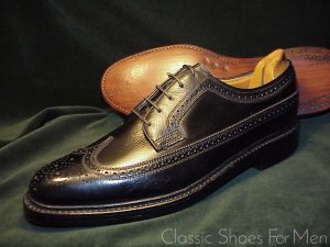 *NEW - FLORSHEIM "Royal" IMPERIAL Full Brogue Derby Budapester, Circa 1980: US 9-9.5D (42-42,5D)