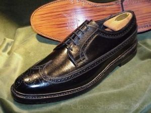 NEW- FLORSHEIM "Royal" IMPERIAL Full Brogue Derby Budapester Circa 1985: US 11D (44.5D)