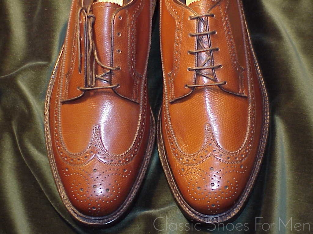 NEW - FLORSHEIM "Royal" IMPERIAL Full Brogue Derby Budapester, Circa 1985: US 9E (42E) - Image 5