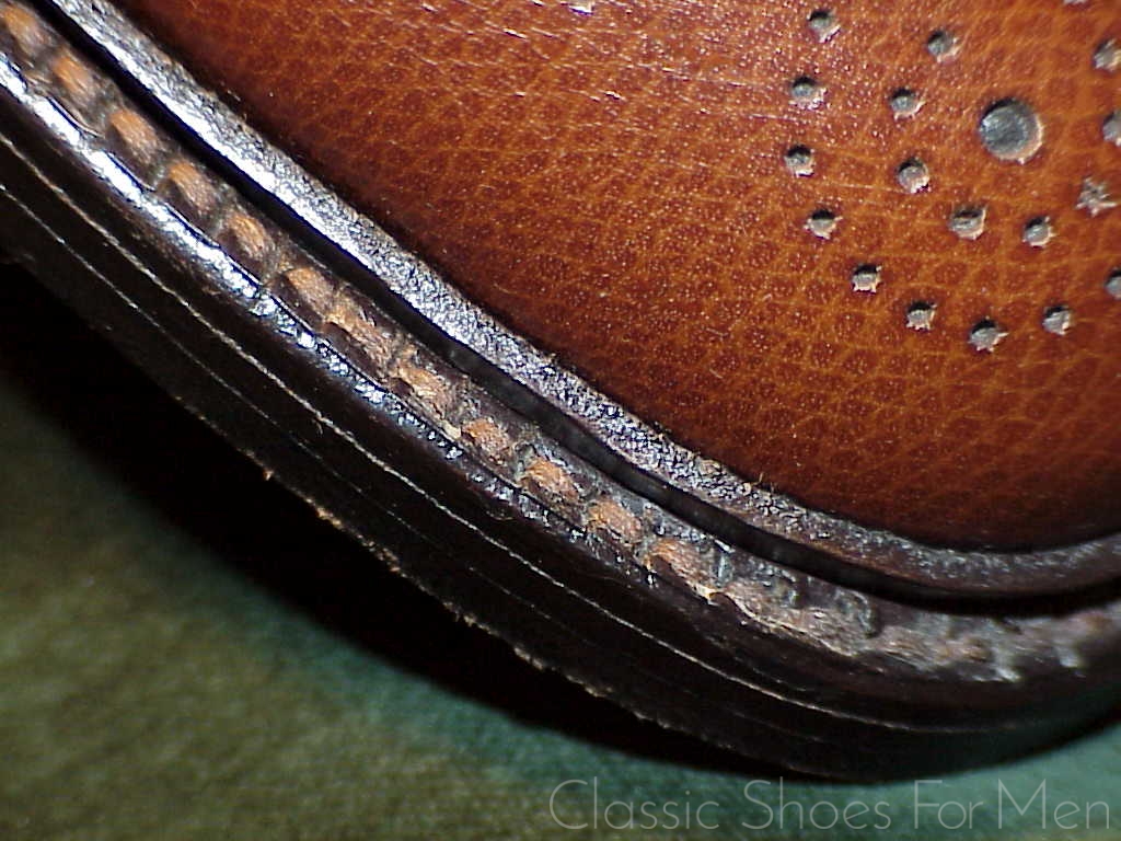 NEW - FLORSHEIM "Royal" IMPERIAL Full Brogue Derby Budapester, Circa 1985: US 9E (42E) - Image 7