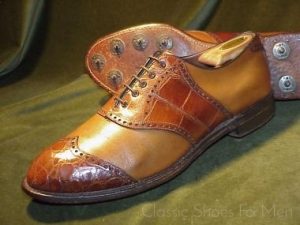 *Special Order FOOTJOY Alligator Golf Oxford Spectator: 46D.