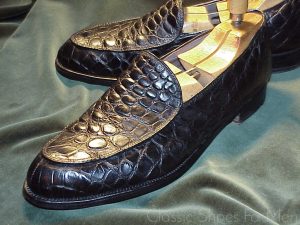 * Very Fine FOOTJOY ALLIGATOR Laid Apron Loafer, Circa 1960: US 8.5D (41.5D)