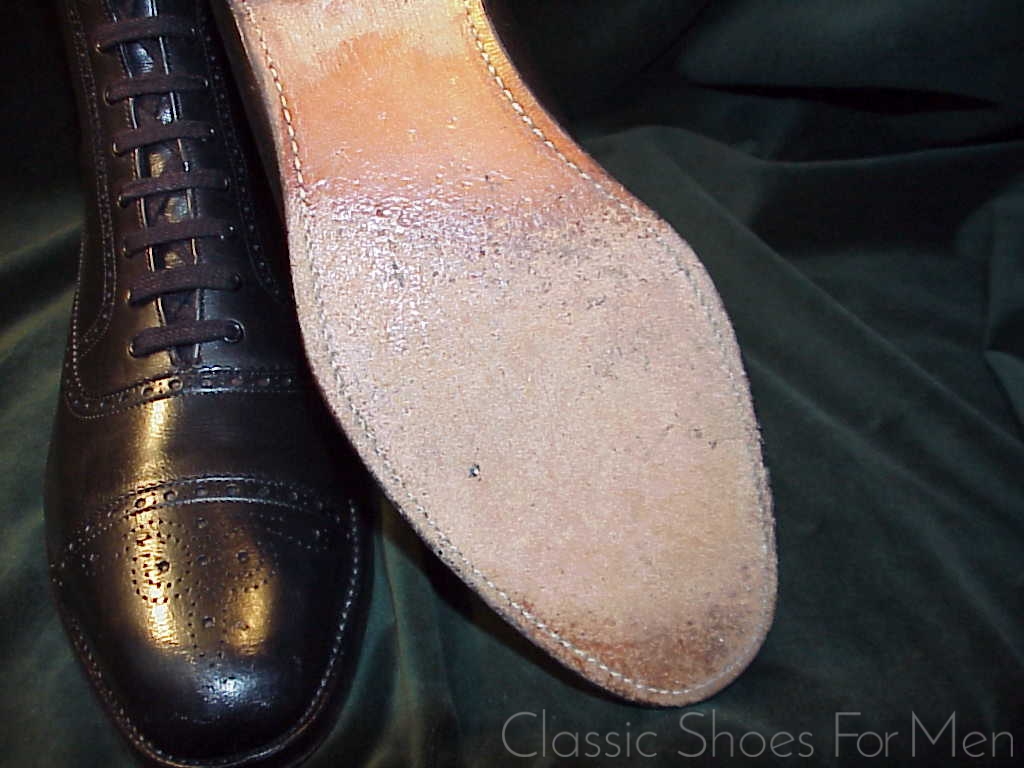 *Vintage GRENSON Cap-Toe, Brogued Balmoral Field Boot: US 9-9.5D (42-42.5D) - Image 10