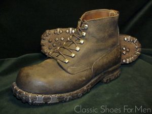 [Central European Master Series] *Vintage Hand-Made Alpine Mountaineer's Hobnailed Boots: 40-40.5D