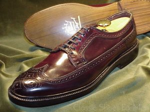 NEW-HANOVER SHELL CORDOVAN Budapester - Full Brogue, Circa 1980:44.5D