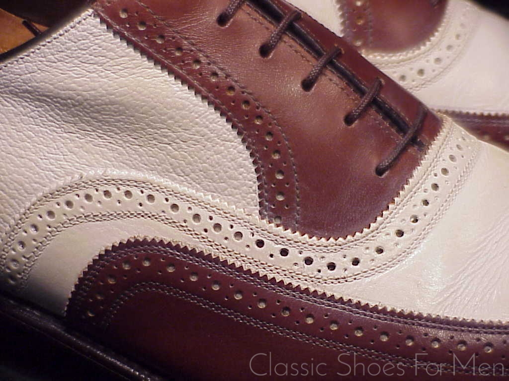 JOHNSTON & MURPHY Vintage Full Brogue Oxford Spectator, Cir  display picture 1