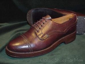 *Near new - JOHN SPENCER Officer's VELDTSCHOEN Triple-Sole Derby:40-40.5D/E. (US 7-7.5D/E)