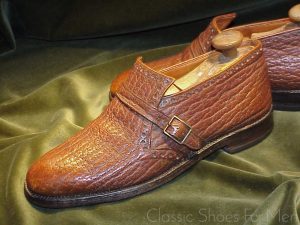 *Vintage NETTLETON SEALSKIN Monk Strap Slip-On: US 8.5D (41.5D)