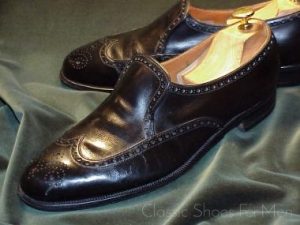 Vintage PEAL & CO. Full Brogue Slipper, Circa 1960: US 10D (43-43.5D)