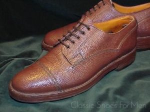 *Vintage REGENT Officer's VELDTSCHOEN Triple-Sole Derby: 42D. (US 9D)