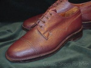 *Vintage TECNIC Officer's VELDTSCHOEN Zug Grain Dress Derby, Circa 1980: 41.5D (US 8.5D)