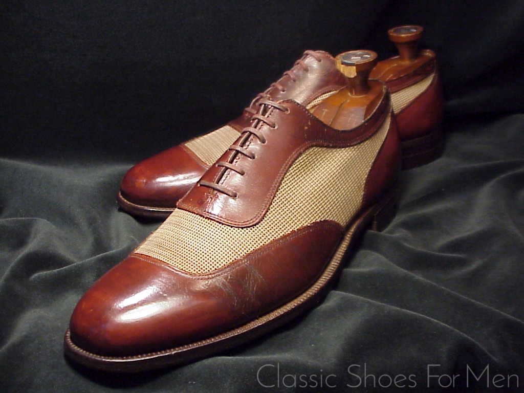 *Antique, Circa 1935 WALK-OVER "Ventilated" Oxford Spectator: US 9.5C (42.5C) - Image 11