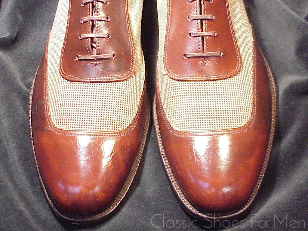 *Antique, Circa 1935 WALK-OVER "Ventilated" Oxford Spectator: US 9.5C (42.5C) - Image 8