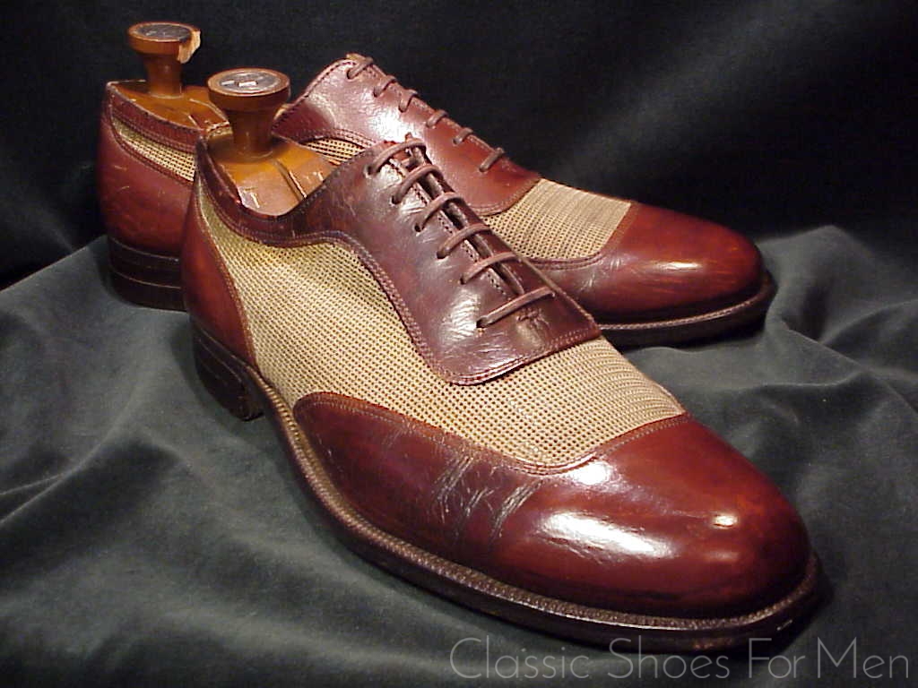 *Antique, Circa 1935 WALK-OVER "Ventilated" Oxford Spectator: US 9.5C (42.5C) - Image 10