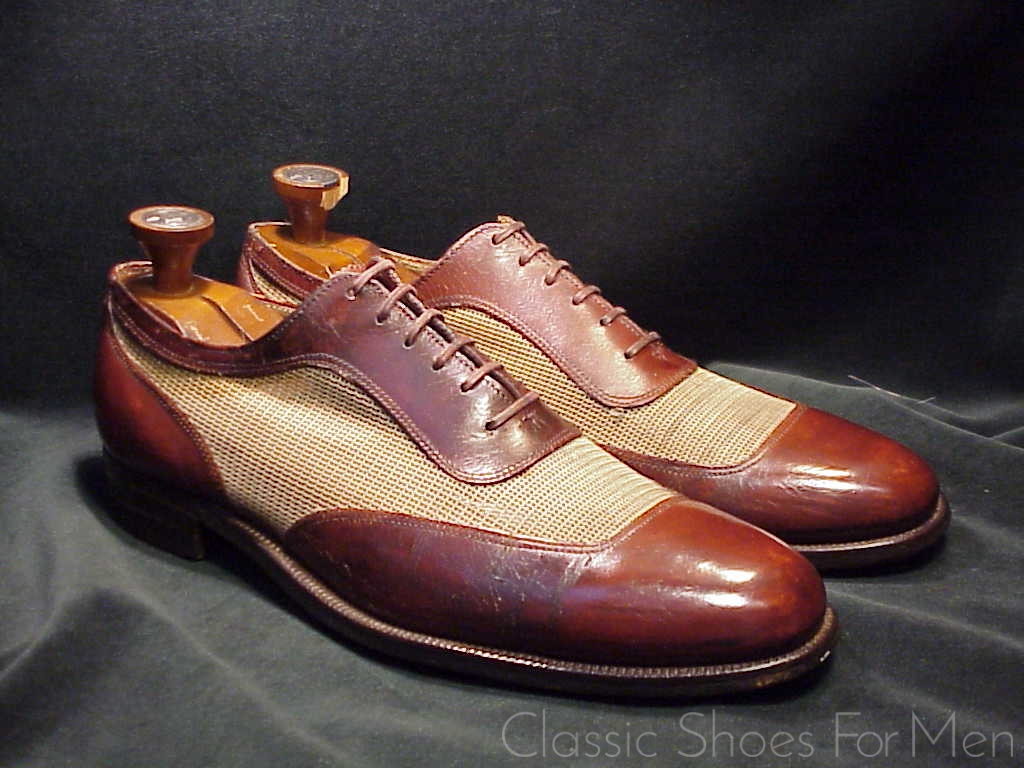 *Antique, Circa 1935 WALK-OVER "Ventilated" Oxford Spectator: US 9.5C (42.5C) - Image 7