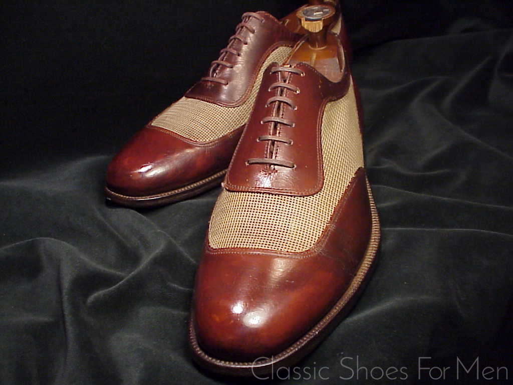 *Antique, Circa 1935 WALK-OVER "Ventilated" Oxford Spectator: US 9.5C (42.5C) - Image 6