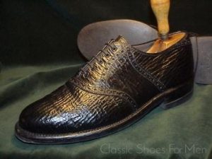 *Near new - FOOTJOY All-Weather Sharkskin Saddle Oxford, Circa 1980: US 9.5E (42.5E)